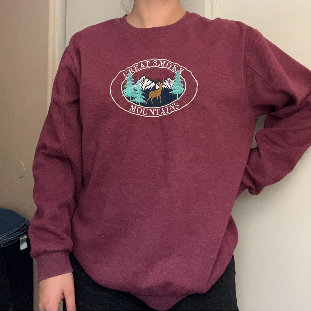 Burgundy Crewneck